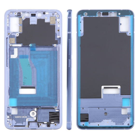 For HTC U19e Original Front Housing LCD Frame Bezel Plate (Blue)