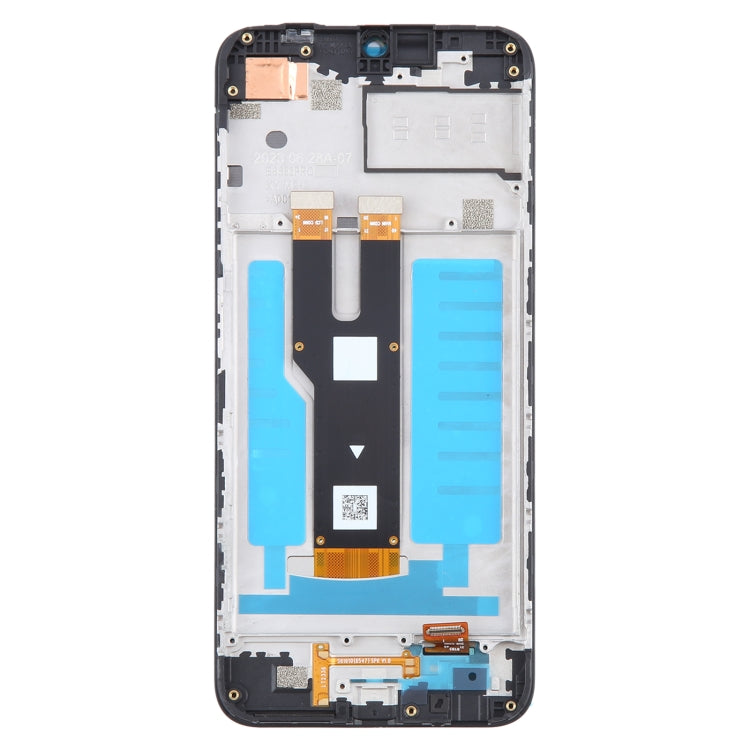 For ZTE Blade V50 Smart 7060 LCD Screen Digitizer Full Assembly with Frame (Black)