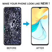 For ZTE Axon 50 Lite 8050 LCD Screen Digitizer Full Assembly with Frame (Black)