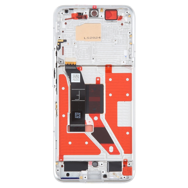 For Honor Magic6 Original LCD Screen Digitizer Full Assembly with Frame (Silver)