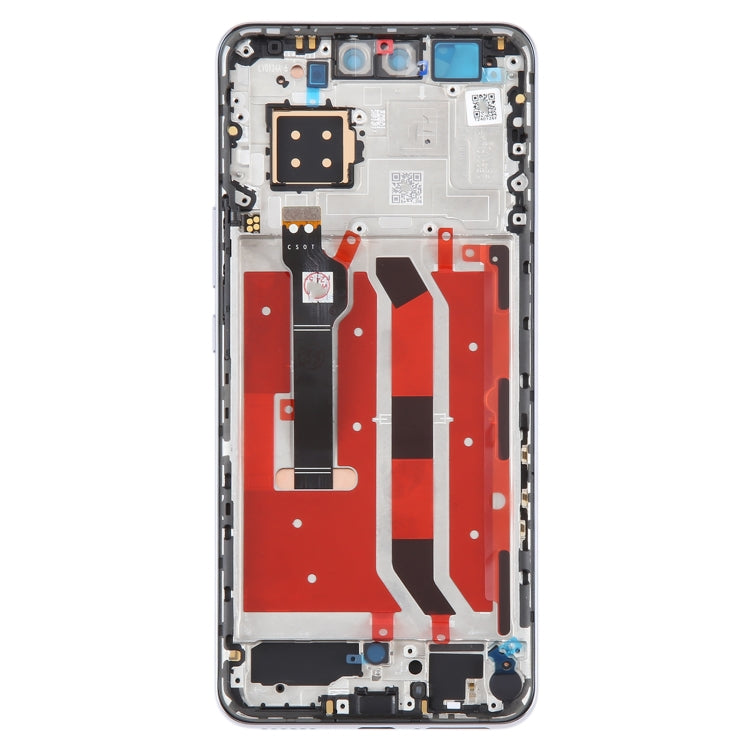 For Huawei Nova 12 Pro Original LCD Screen Digitizer Full Assembly with Frame (Silver)