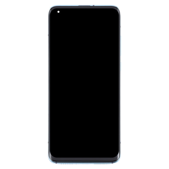 For Xiaomi Mi 10s Original AMOLED LCD Screen Digitizer Full Assembly with Frame (Blue)