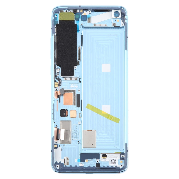 For Xiaomi Mi 10s Original AMOLED LCD Screen Digitizer Full Assembly with Frame (Blue)