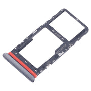 For TCL Tab 10 5G 9183G SIM Card Tray + Micro SD Card Tray (Black)