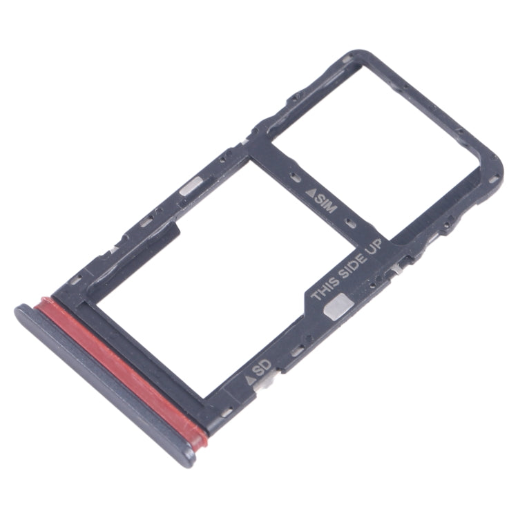 For TCL Stylus 5G T779W SIM Card Tray + Micro SD Card Tray (Grey)