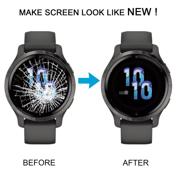 For Garmin Venu 2s Original LCD Screen with Digitizer Full Assembly (Black)