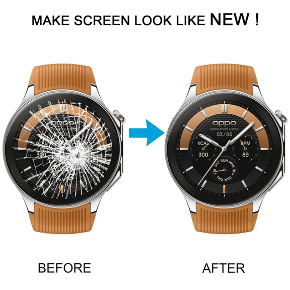 For OPPO Watch X Original LCD Screen and Digitizer Full Assembly With Frame (Silver)