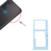 For TCL 305 Original SIM + SIM/Micro SD Card Tray (Blue)