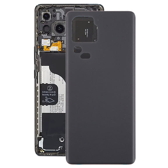 For vivo V30 Pro Battery Back Cover with Camera Lens Cover(Black)
