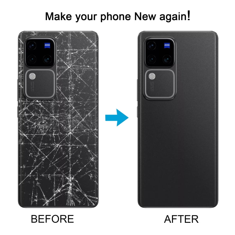 For vivo V30 Pro Battery Back Cover with Camera Lens Cover(Blue)