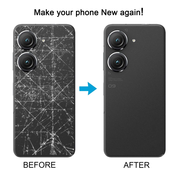 For Asus Zenfone 9 AI2202 Original Battery Back Cover with Camera Lens Cover(Black)