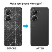 For Asus Zenfone 9 AI2202 Original Battery Back Cover with Camera Lens Cover(Black)