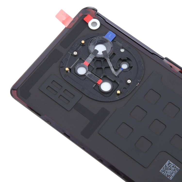 For OnePlus Ace 3 PJE110 Original Glass Battery Back Cover with Camera Lens(Black)