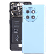 For OnePlus Ace 3 PJE110 Original Glass Battery Back Cover with Camera Lens(Blue)