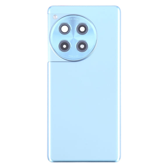 For OnePlus Ace 3 PJE110 Original Glass Battery Back Cover with Camera Lens(Blue)