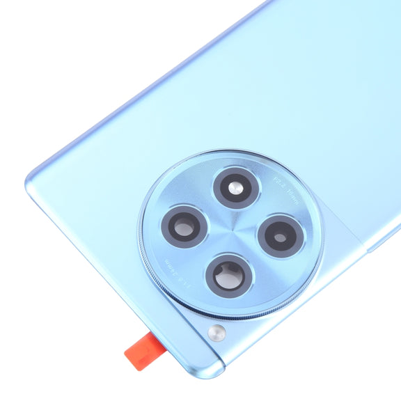 For OnePlus Ace 3 PJE110 Original Glass Battery Back Cover with Camera Lens(Blue)