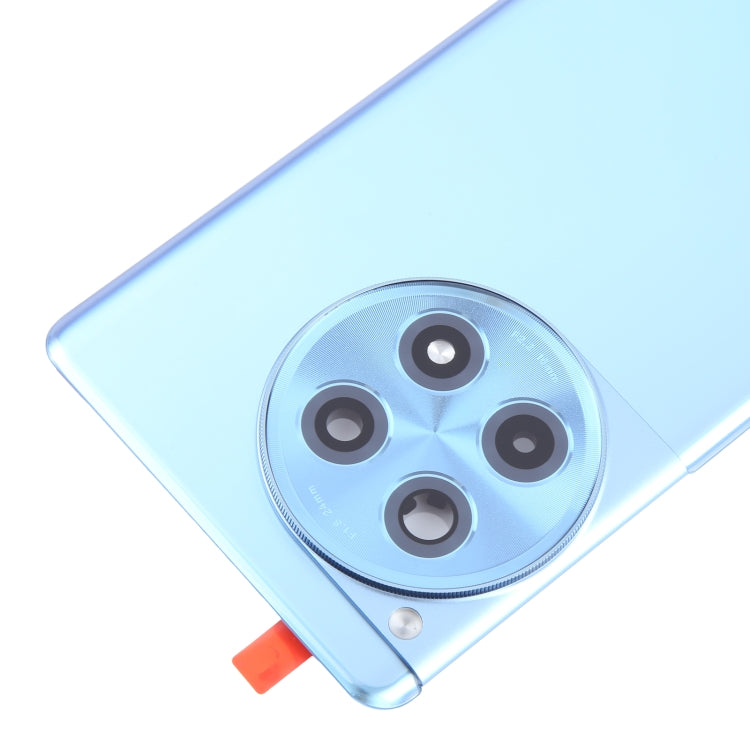 For OnePlus Ace 3 PJE110 Original Glass Battery Back Cover with Camera Lens(Blue)