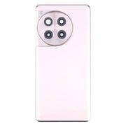 For OnePlus Ace 3 PJE110 Original Glass Battery Back Cover with Camera Lens(Rose Gold)