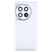 For OnePlus 12 PJD110 CPH2573 CPH2581 Original Glass Battery Back Cover with Camera Lens(White)