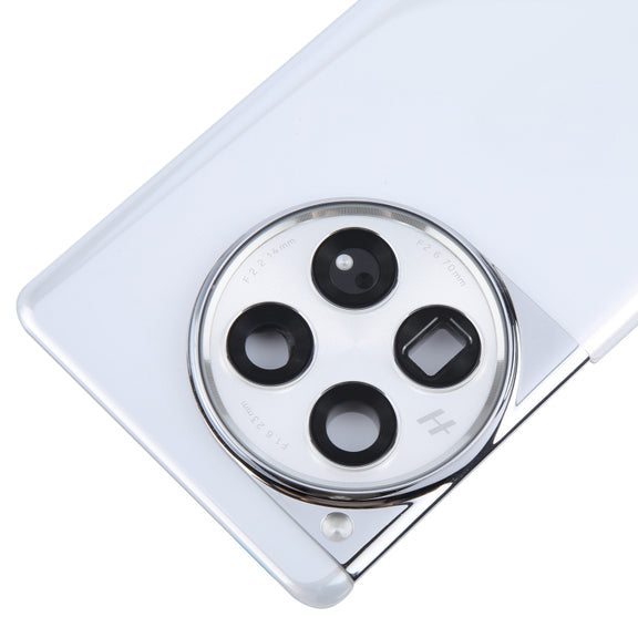 For OnePlus 12 PJD110 CPH2573 CPH2581 Original Glass Battery Back Cover with Camera Lens(White)