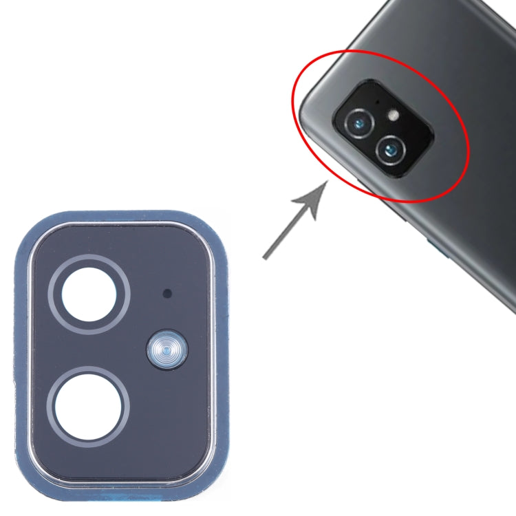 For Asus Zenfone 8 ZS590KS Camera Lens Cover (Silver)