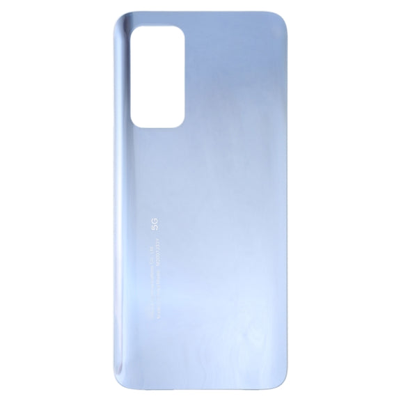 For Xiaomi Redmi K30S Glass Battery Back Cover(Silver)