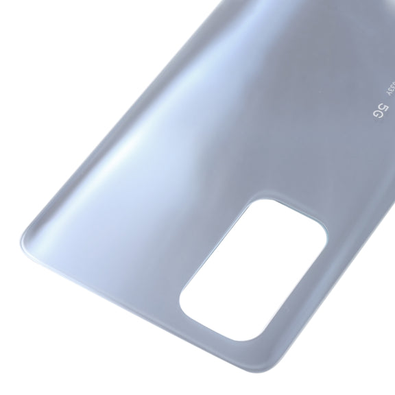 For Xiaomi Redmi K30S Glass Battery Back Cover(Silver)