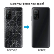 For Xiaomi Redmi K30S Glass Battery Back Cover(Silver)