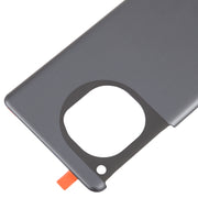 For OnePlus 12R Battery Back Cover(Black)
