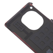 For OnePlus 12R Battery Back Cover(Black)
