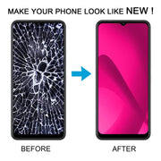 For T-Mobile Revvl 7 5G TMRV075G LCD Screen Digitizer Full Assembly with Frame(Black)