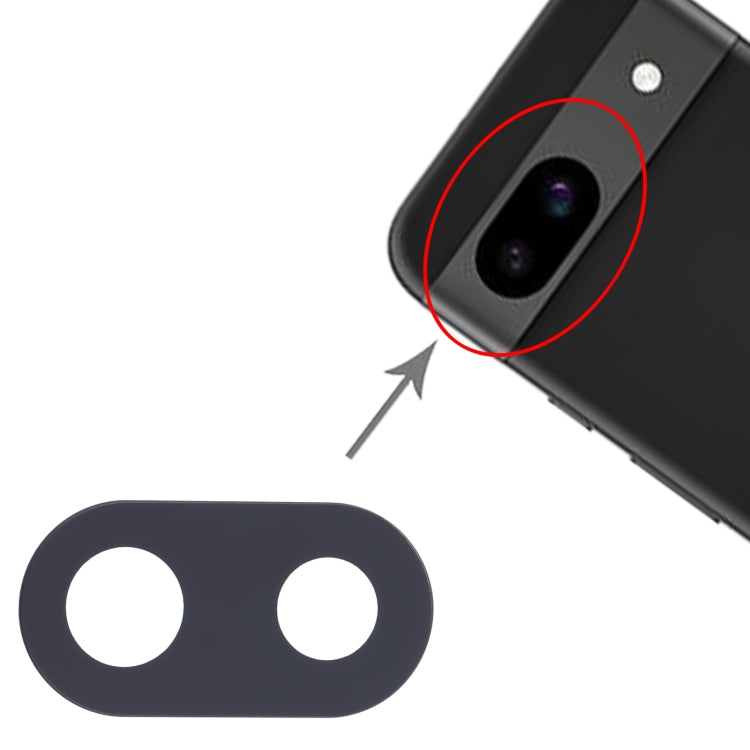For Google Pixel 8a 10pcs Original Back Camera Lens