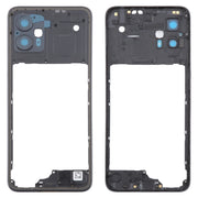 For Motorola Moto G13 Original Middle Frame Bezel Plate (Black)