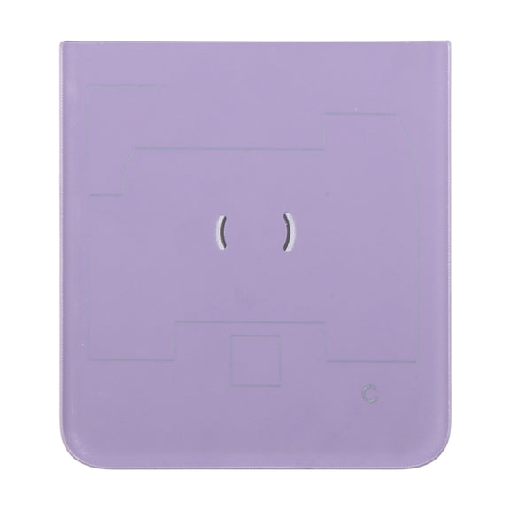 For Motorola Razr 40 Original Lower Part Battery Back Cover(Purple)