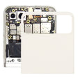 For Motorola Razr 40 Original Upper Part Battery Back Cover (White) - Back Cover by PMC TechLife | Online Shopping South Africa | PMC TechLife | Buy Now Pay Later Mobicred