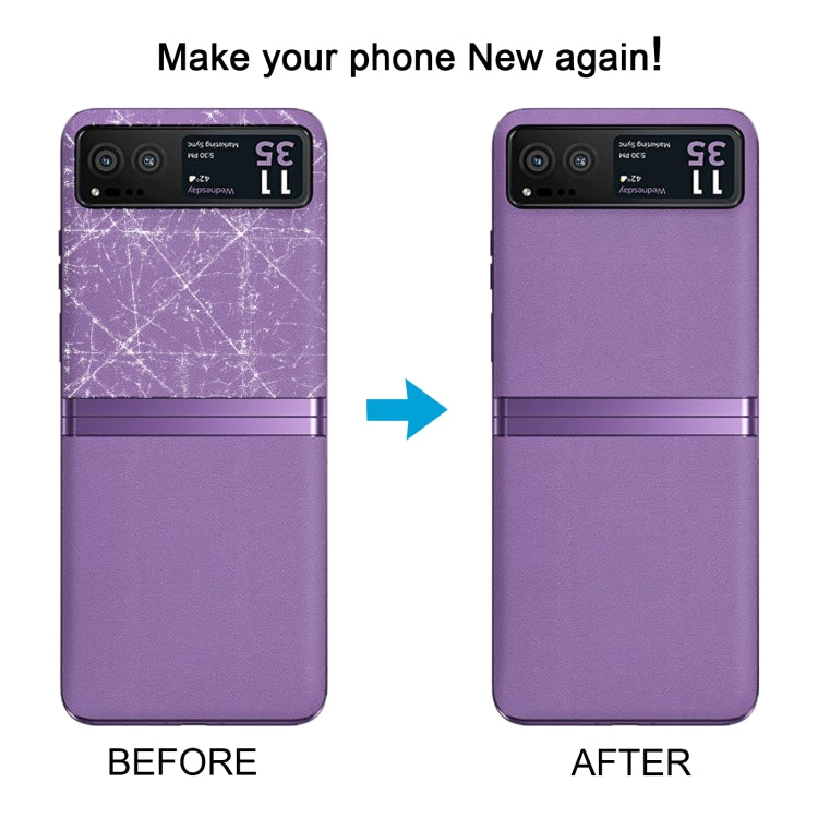 For Motorola Razr 40 Original Upper Part Battery Back Cover (White)