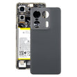 For Motorola Moto X50 Ultra Original Battery Back Cover(Black) - Back Cover by PMC TechLife | Online Shopping South Africa | PMC TechLife | Buy Now Pay Later Mobicred