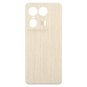 For Motorola Moto X50 Ultra Original Battery Back Cover(Wood)