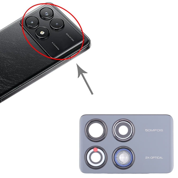 For Xiaomi Redmi K70 Pro Back Camera Lens Frame (Black)