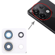 For Xiaomi Redmi Note 13 Pro 5G Back Camera Lens Frame (White)