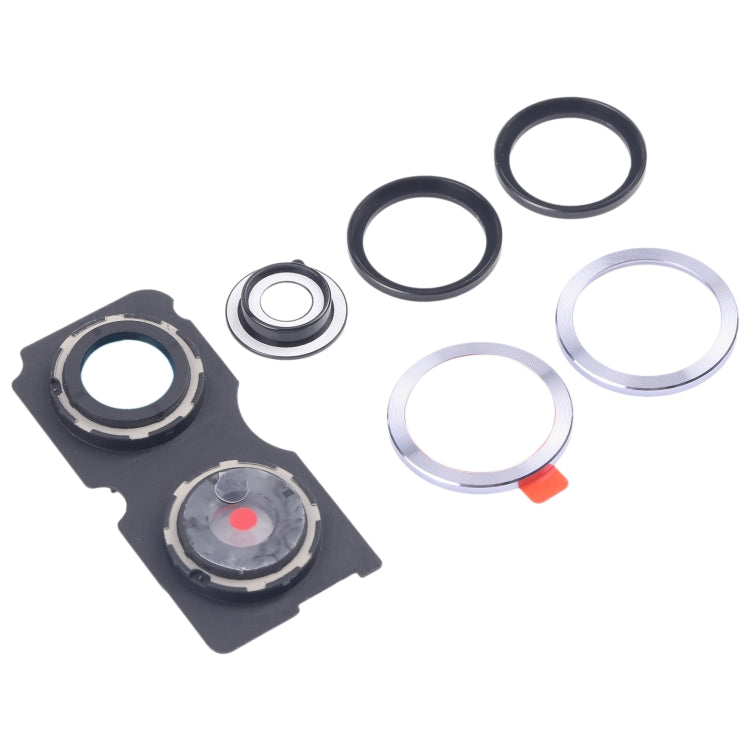 For Xiaomi Redmi Note 13 Pro+ Back Camera Lens Frame (Silver)