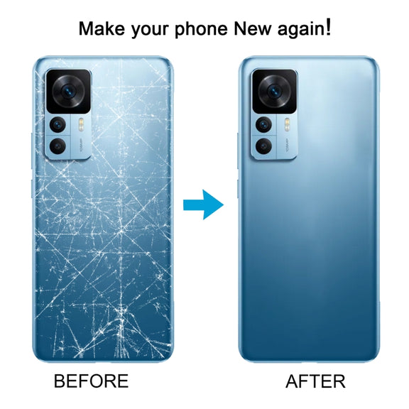 For Xiaomi 12T Pro Original Battery Back Cover(Silver)