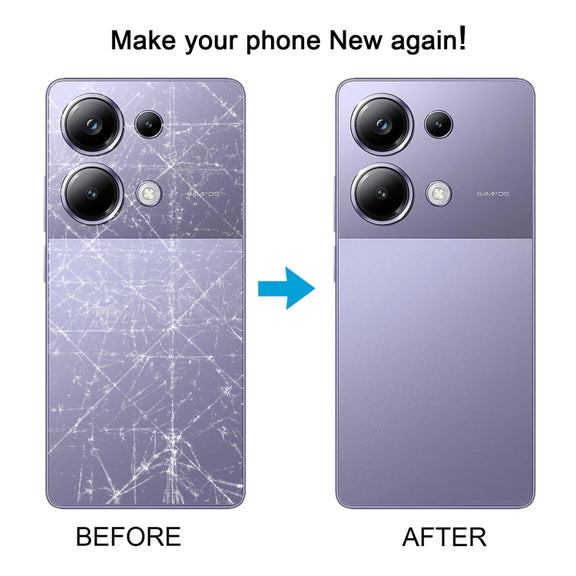 For Xiaomi Poco M6 Pro 4G Original Battery Back Cover(Blue)