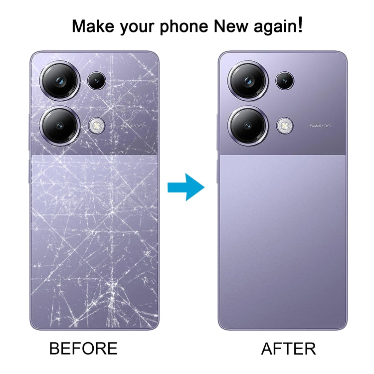 For Xiaomi Poco M6 Pro 4G Original Battery Back Cover(Blue)