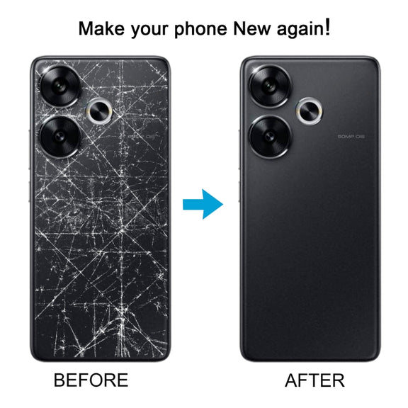 For Xiaomi Poco F6 Original Battery Back Cover(Silver)