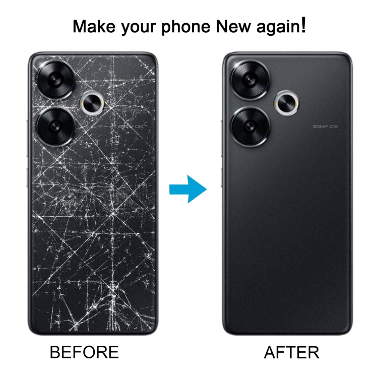 For Xiaomi Poco F6 Original Battery Back Cover(Silver)