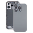 For iPhone 16 Pro Original Glass Battery Back Cover with Camera Lens Cover(Black) -  by PMC Jewellery | Online Shopping South Africa | PMC Jewellery | Buy Now Pay Later Mobicred