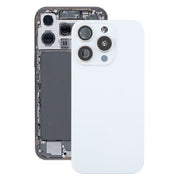 For iPhone 16 Pro Original Glass Battery Back Cover with Camera Lens Cover + MagSafe Magnet(White)