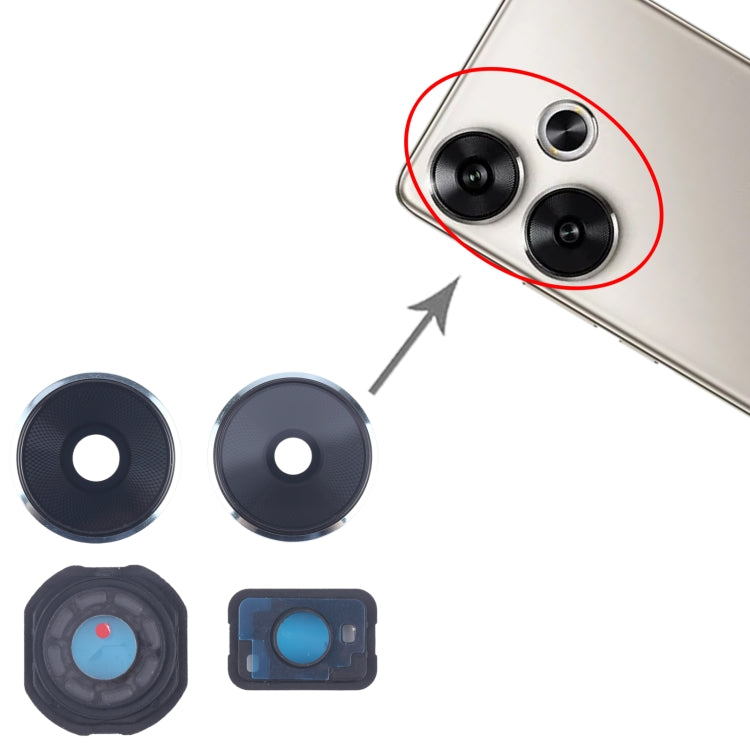For Xiaomi Redmi Turbo 3 Camera Lens Cover (Green)
