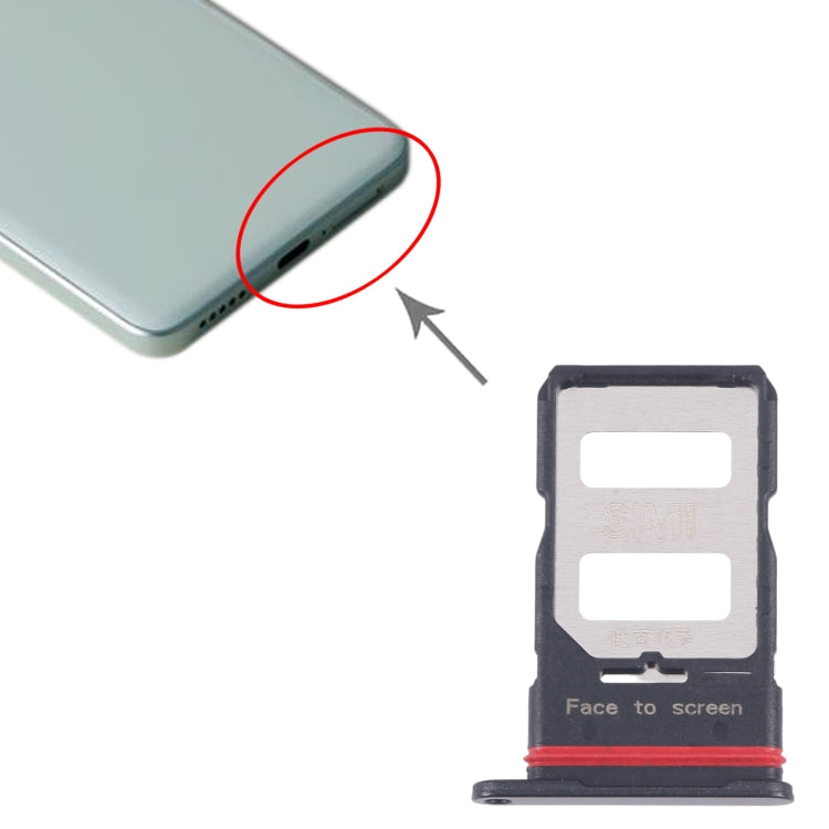 For Xiaomi Poco X6 Pro Original SIM Card Tray + SIM Card Tray (Black)